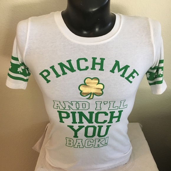 Tops - Woman’s Lucky Pinch Me Short Sleeve T-Shirt